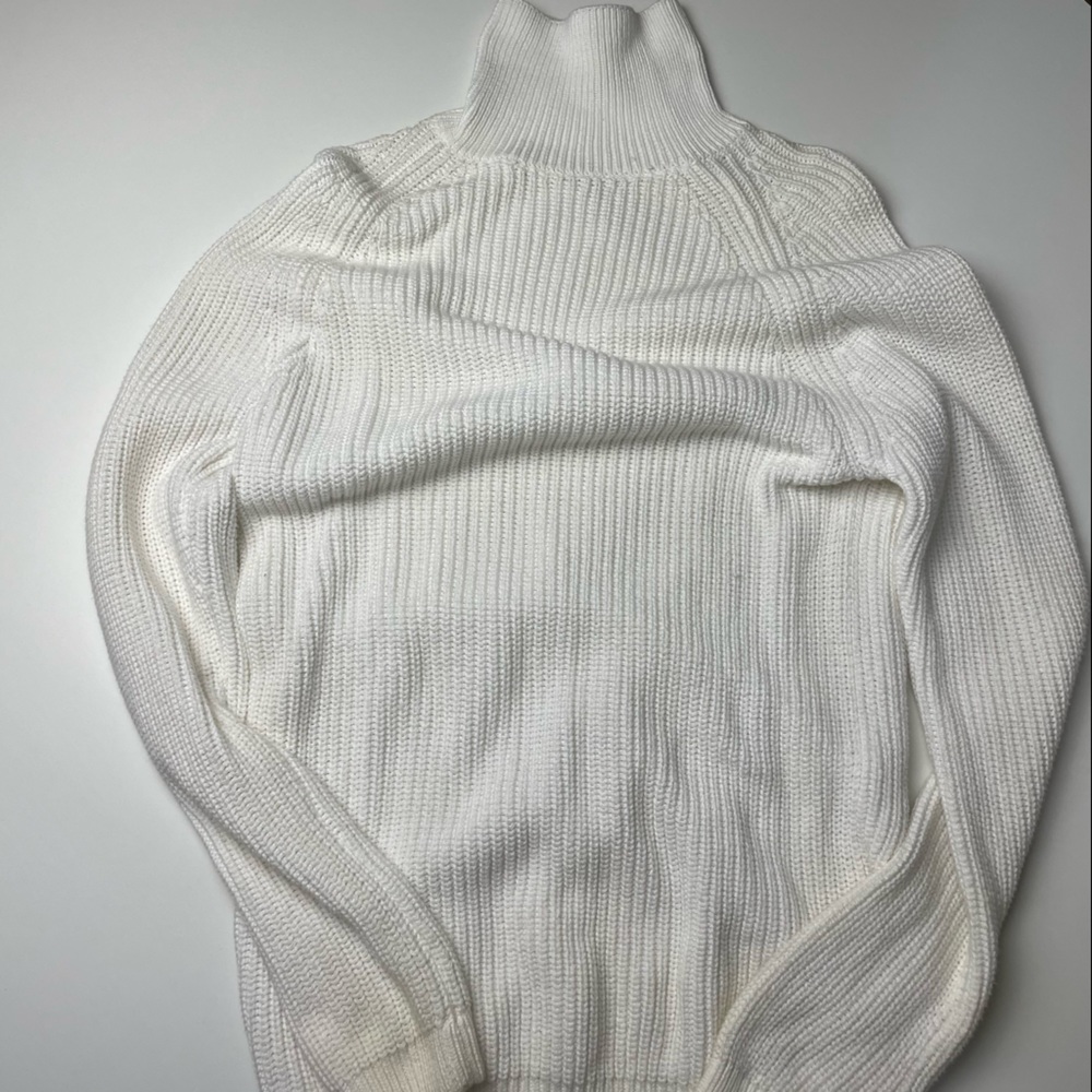 White turtleneck